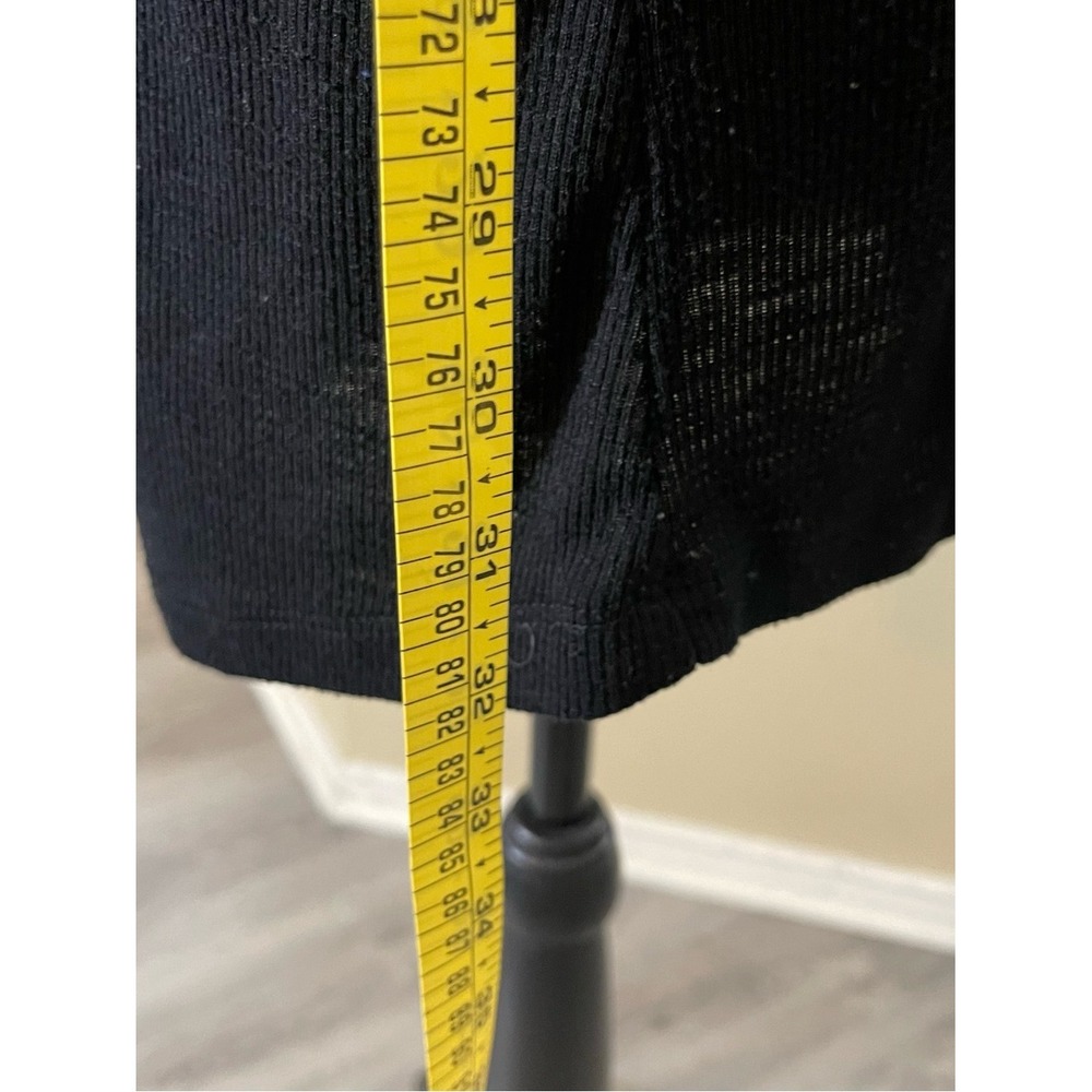 torrid Black Ribbed Tunic Top - Picture 7 of 9